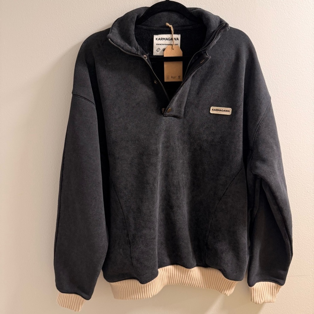 Karmagawa Peru 1/4 Zip Sweater NWT - Picture 2 of 6